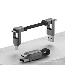 Données de transfert de charge rapide USB-A Type-C 100W